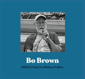 Bo Brown image in Living Traditions graphic