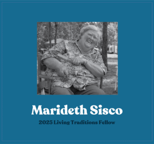 Marideth Sisco image in Living Traditions graphic